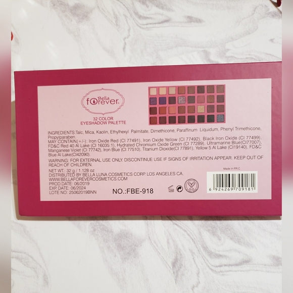 Bella Forever Popsicle 32 Color Eyeshadow Palette - Picture 3 of 3